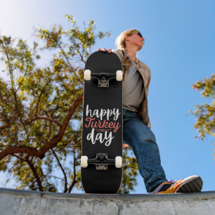 GLÜCKLICHER TÜRKEY TAG lustiger Erntedank-Truthahn Skateboard