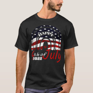 Glücklicher Unabhängigkeitstag 2022, 4. Juli 2022 T-Shirt