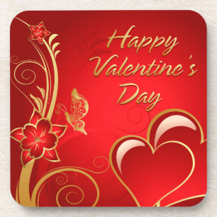 Glücklicher Untersetzer des Valentines des Tag3