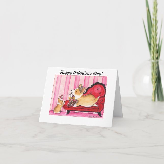 Glücklicher Valentinstag! Feiertagskarte (Vorderseite)