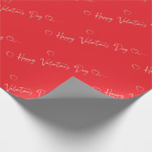 Glücklicher Valentinstag Geschenkverpackung