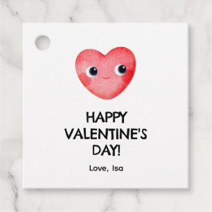 Glücklicher Valentinstag mit niedlichem Babyherz Geschenkanhänger