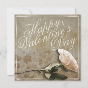 Glücklicher Valentinstag mit Rose