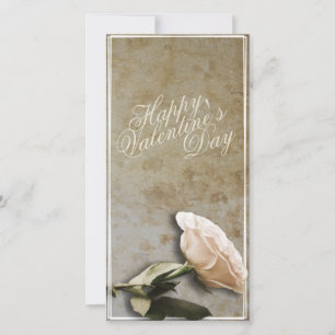 Glücklicher Valentinstag mit Rose