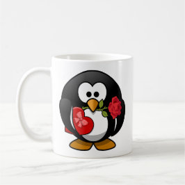 Glücklicher Valentinstag-Pinguin Tasse