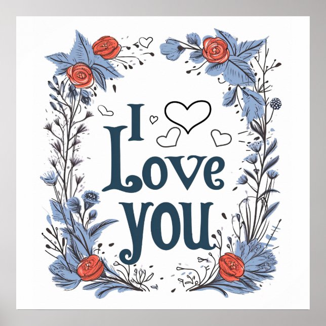 Glücklicher Valentinstag Poster (Vorne)