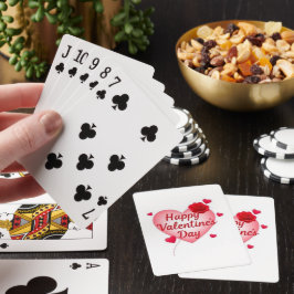" Glücklicher Valentinstag Spielkarten