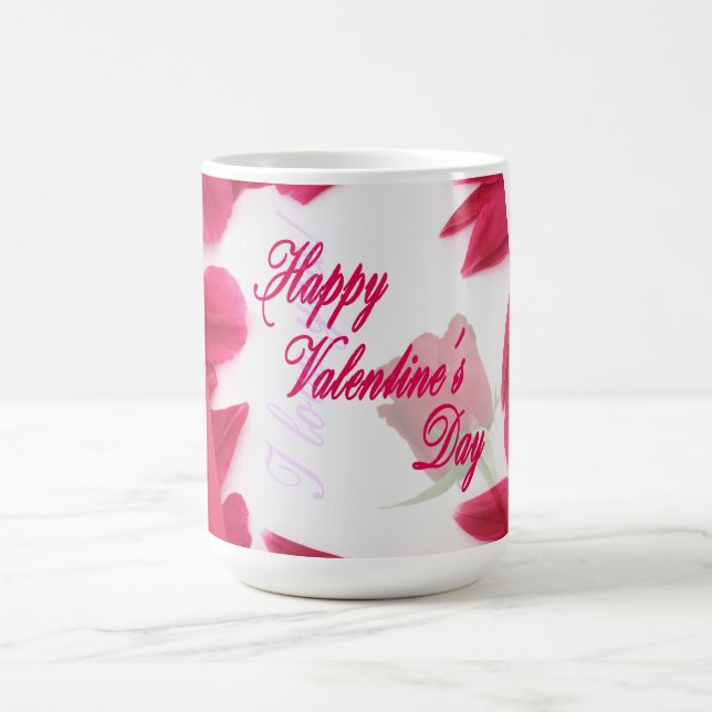 Glücklicher Valentinstag - Tasse (Mittel)
