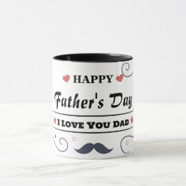 Glücklicher Vater, ich Liebe, du Vater Tasse