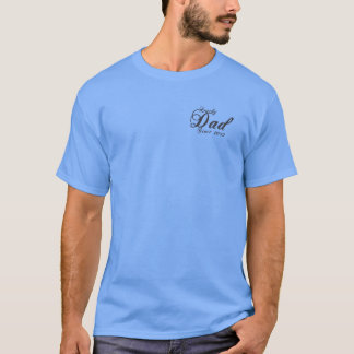 Glücklicher Vater seit (gesetzt in Ihr T-Shirt