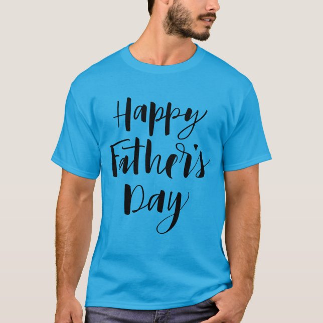 GLÜCKLICHER VATER T-Shirt (Vorderseite)
