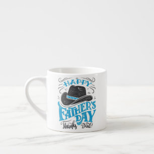 Glücklicher Vater Tag danke, Papa Espressotasse