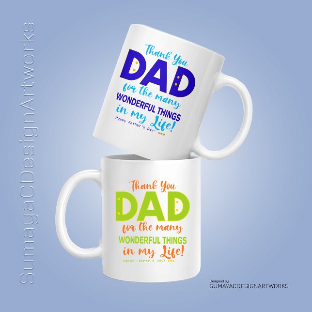Glücklicher Vater Tag Danke Vater Tasse (Von Creator hochgeladen)