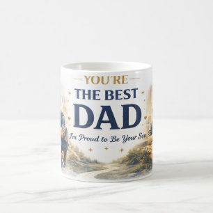 Glücklicher Vatertag Becher   Bestes Dad Geschenk  Kaffeetasse