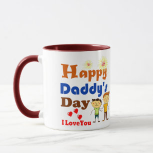 Glücklicher Vatertag Becher Tasse