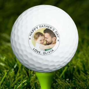 GLÜCKLICHER VATERTAG Foto Personalisierte Golfbäll Golfball