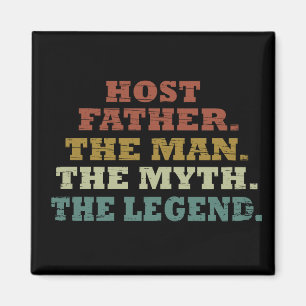 Glücklicher Vatertag Geschenkideen beste Host-Vate Magnet