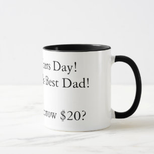 Glücklicher Vatertag! zum Weltbesten Vater! Oh, Tasse