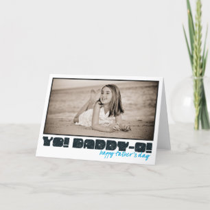 Glücklicher Vati-O der Vatertag! Karte