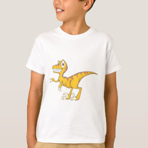 Glücklicher Velociraptor-Dinosaurier T-Shirt