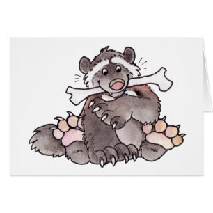 Glücklicher Vielfrass