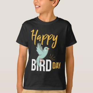 Glücklicher Vogel-TagesT - Shirt