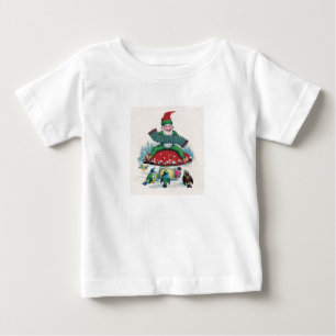 Glücklicher Waldgnoom Baby T-shirt