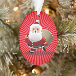 Glücklicher Weihnachtsmann Ornament