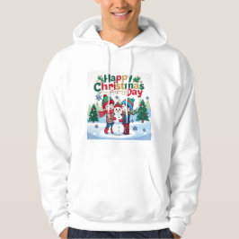 Glücklicher Weihnachtstag Hoodie