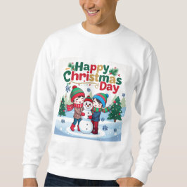 Glücklicher Weihnachtstag Sweatshirt