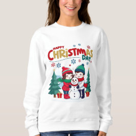 Glücklicher Weihnachtstag Sweatshirt