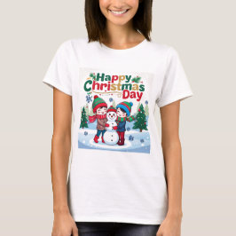 Glücklicher Weihnachtstag T-Shirt