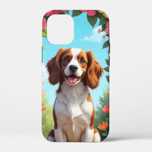Glücklicher Welpe Florale Fröhliche Haustierliebha Case-Mate iPhone Hülle