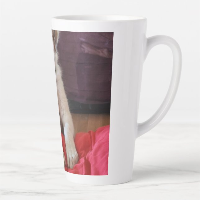 Glücklicher Welpe! Milchtasse (Rechts)