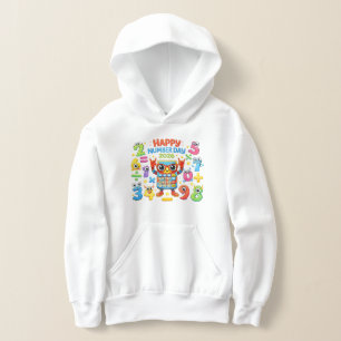 Glücklicher Zahlentag Süße Mathe Hoodie für Kinder