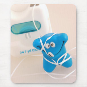 Glücklicher Zahn Mousepad