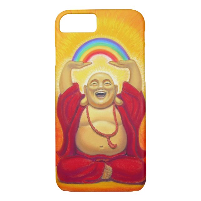 Glücklicher Zen, der Buddha iPhone 7 Fall lacht Case-Mate iPhone Hülle (Rückseite)