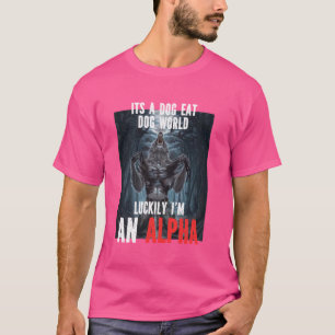 Glücklicherweise bin ich ein Alpha Funny Cringe We T-Shirt