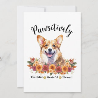 Glücklicherweise dankbar, gesegneter Niedlicher Hu Karte