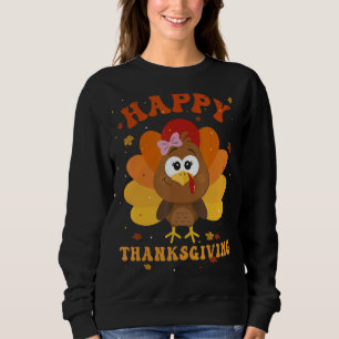 Glücklicherweise Ernst Thanksgiving Niedlich Türke Sweatshirt