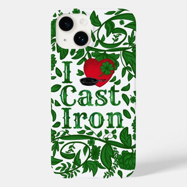 Glücklicherweise findet Cast Iron iPhone-Fall Case-Mate iPhone Hülle (Rückseite)