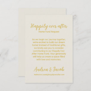 Glücklicherweise immer nach Alabaster White Gold Z Begleitkarte