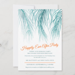 Glücklicherweise immer nach aquamariner Handfläche Save The Date