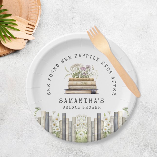 Glücklicherweise immer nach dem Brautparty Pappteller (Von Creator hochgeladen)