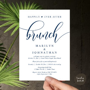 Glücklicherweise immer nach dem Brunch, Hochzeit p Einladung