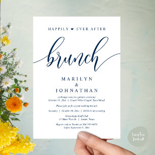 Glücklicherweise immer nach dem Brunch, Hochzeit p Einladung