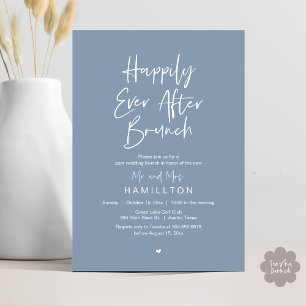 Glücklicherweise immer nach dem Brunch, Hochzeitsf Einladung