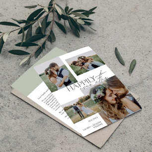 Glücklicherweise immer nach dem eleganten Foto Mod Ankündigung