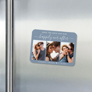 Glücklicherweise immer nach dem Foto Dusty Blue Sa Magnet