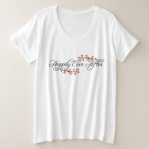 Glücklicherweise immer nach dem Hibiskus Tropical Große Größe T-Shirt